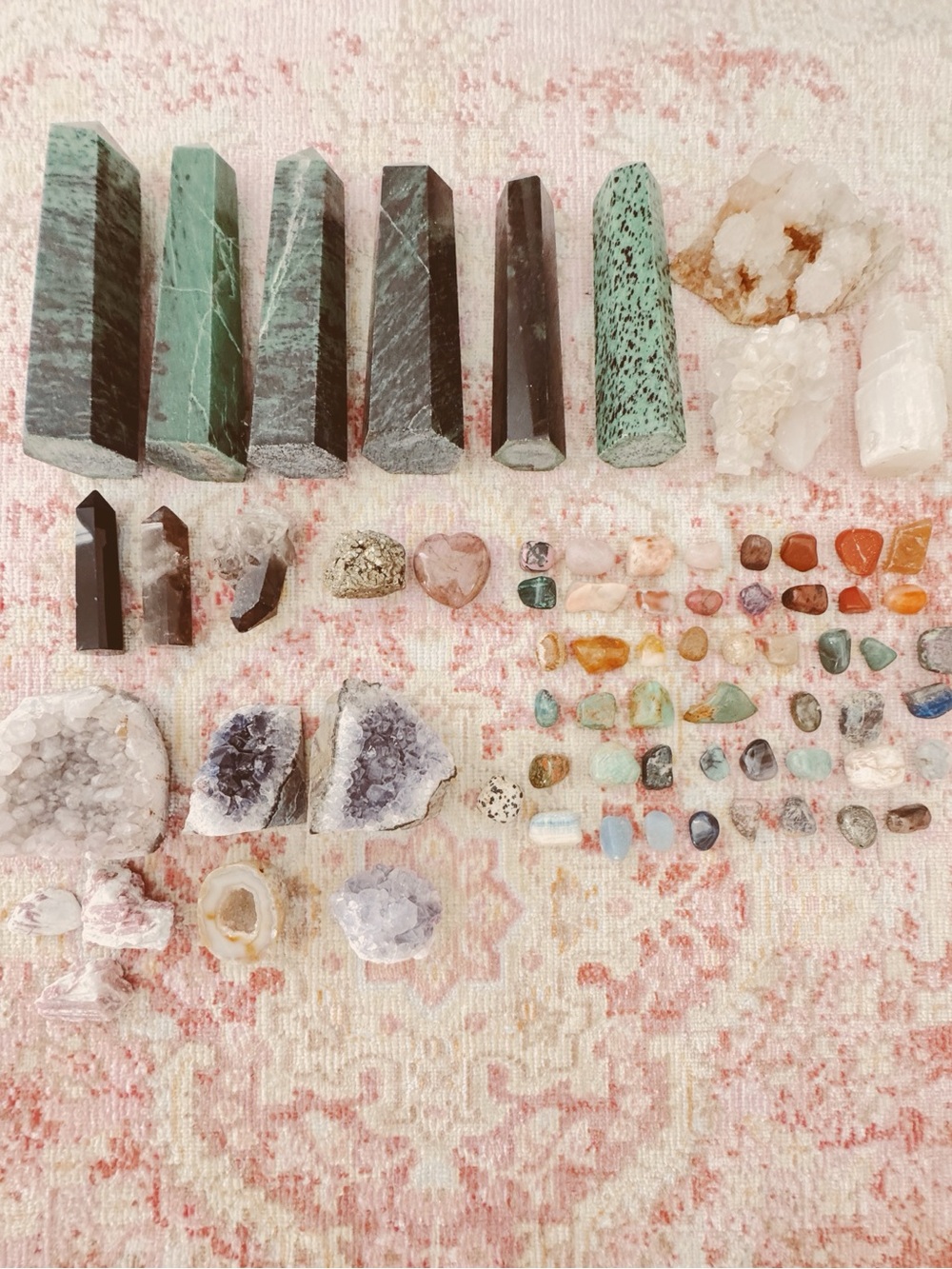 Assorted Crystal and Gemstone Home Display Set
